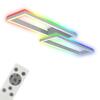 BRILONER RGB CCT LED stropní svítidlo, 119,5 cm, 45 W, 4400 lm, hliník BRILO 3754-019