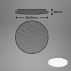BRILONER LED stropní svítidlo 6,3 cm 24 W 2600lm bílé BRILO 3758416