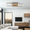 BRILONER LED stropní svítidlo, 56 cm, paměť, 30W, 2850lm, hnědo-zlatá BRILO 3774017