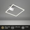 BRILONER LED stropní svítidlo, 26,5 cm, 14W, 400lm, matný chrom 3780014