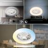 BRILONER LED stropní svítidlo s ventilátorem, 5 rychlostí, dálkový ovladač, CCT, bílé 3800016