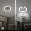 BRILONER LED stropní svítidlo s ventilátorem, 5 rychlostí, dálkový ovladač, CCT, černé 3801015
