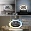 BRILONER LED stropní svítidlo s ventilátorem, 5 rychlostí, dálkový ovladač, CCT, černé 3801015