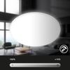 BRILONER Rowny LED stropní svítidlo do koupelny, dálkový ovladač, stmívatelné, CCT, přímé a nepřímé osvětlení, kruhové 35 cm, bílé 3834016