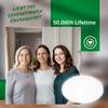 BRILONER Pulap A LED stropní svítidlo, třída A, přímé a nepřímé osvětlení, bílé 3836016
