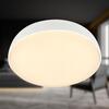 BRILONER Nikan stropní svítidlo pr.28,5 cm - 12W, 1200lm, LED, 3000K teplá bílá, bílé 3875016