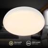 BRILONER Nikan stropní svítidlo pr.28,5 cm - 22W, 2300lm, LED, stmívatelné, CCT, dálkový ovladač, bílé 3876016
