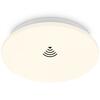 BRILONER LED stropní svítidlo s čidlem, 26 cm, 12W, 1190lm, bílé BRILO 3897016