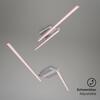 BRILONER LED stropní svítidlo, 143,6 cm, 12 W, hliník-chrom BRILO 3500-018