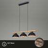 BRILONER Závěsné svítidlo, 98 cm, max. 40 W, černá-dřevo BRILO 4046-035