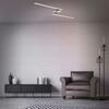 BRILONER LED stropní svítidlo, 143,6 cm, 12 W, hliník-chrom BRILO 3500-018