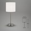 BRILONER Stolní lampa, max. 25 W, 38,5 cm, bílé BRILO 7002016