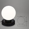 BRILONER Stolní lampa, 15,7 cm, max. 25 W, černá BRILO 7021-015