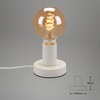 BRILONER Stolní lampa, pr. 10 cm, max. 10 W, bílé BRILO 7023-016