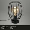 BRILONER Stolní lampa, 25,6 cm, max. 25 W, černá BRILO 7026-015