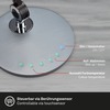 BRILONER CCT LED stolní lampa na psací stůl, pr. 20 cm, 9 W, antracit BRILO 7027-015