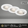 BRILONER 3ks sada LED vestavné svítidlo, pr. 8,6 cm, 5 W, bílé BRILO 7050-036