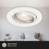 BRILONER 3ks sada LED vestavné svítidlo, pr. 8,6 cm, 5 W, bílé BRILO 7050-036