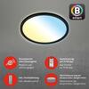 BRILONER CCT svítidlo LED panel, pr. 29,3 cm, 18 W, 2400 lm, černá BRILO 7058-015