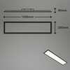 BRILONER Slim svítidlo LED panel, 100 cm, 22 W, černá BRILO 7067-015