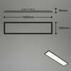 BRILONER Slim svítidlo LED panel, 100 cm, 22 W, černá BRILO 7067015