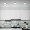 BRILONER LED stropní svítidlo, pr. 12 cm, 7 W, matný chrom BRILO 7089-414