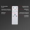 BRILONER RGB CCT svítidlo LED panel, 119,6 cm, 40 W, 4100 lm, černá BRILO 7154-015