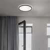 BRILONER Slim svítidlo LED panel, pr. 29,3 cm, 18 W, černá BRILO 7155-415