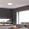 BRILONER Slim svítidlo LED panel, pr. 29,3 cm, 18 W, černá BRILO 7155-415