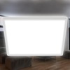 BRILONER Slim svítidlo LED panel, 29,3 cm, 2400 lm, 18 W, bílé BRILO 7156-416