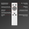 BRILONER CCT svítidlo LED panel, 100 cm, 24 W, 2600 lm, černá BRILO 7167-015