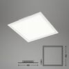 BRILONER CCT svítidlo LED panel, 45 cm, 2400 lm, 24 W, bílé BRILO 7179016