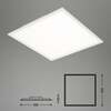BRILONER Svítidlo LED panel, 59,5 cm, 4100 lm, 38 W, bílé BRILO 7192-016