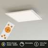 BRILONER CCT svítidlo LED panel, 29,5 cm, 1800 lm, 18 W, bílé BRILO 7194-016