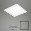 BRILONER CCT svítidlo LED panel, 29,5 cm, 1800 lm, 18 W, bílé BRILO 7194-016