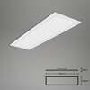 BRILONER Hvězdné nebe svítidlo LED panel, 100 cm, 2200 lm, 24 W, bílé BRILO 7308016