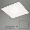 BRILONER Bezrámečkový LED panel, 59,5 cm, 3800 lm, 38 W, bílé BRILO 7376-216