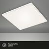 BRILONER Bezrámečkový LED panel, 59,5 cm, 3800 lm, 38 W, bílé BRILO 7376-216