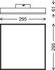 BRILONER CCT svítidlo LED panel, 29,5 cm, 15 W, bílé BRILO 7381-016