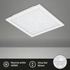 BRILONER Hvězdné nebe svítidlo LED panel, 45 cm, 2200 lm, 22 W, bílé BRILO 7391-016