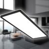 BRILONER Ultraplochý LED panel s přímým a nepřímým osvětlením, 29,3 cm, LED, 22 W, 3000 lm, černá BRILO 7402-415
