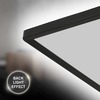 BRILONER Ultraplochý LED panel s přímým a nepřímým osvětlením, 29,3 cm, LED, 22 W, 3000 lm, černá BRILO 7402-415