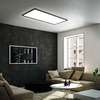 BRILONER Ultraplochý LED panel s přímým a nepřímým osvětlením, 29,3 cm, LED, 22 W, 3000 lm, černá BRILO 7402-415