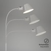 BRILONER Stolní lampa, 23 cm, 1x. E27, max. 10 W, matný chrom BRILO 7407-014