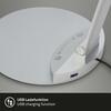 BRILONER CCT-LED stolní lampa na psací stůl, 83 cm, 12 W, 680 lm, stříbrná BRILO 7414-014