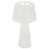 BRILONER LED nabíjecí stolní lampa pr.16,5 cm 3,5W 400lm bílé IP44 BRILO 7437016