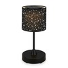 BRILONER LED bateriové stolní svítidlo, pr.12,5 cm, LED modul, 3W, 350 lm, černá IP44 BRILO 7443-015
