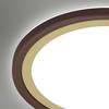 BRILONER Ultraplochý LED panel s přímým a nepřímým osvětlením, pr.29,3 cm, LED, 18 W, 2400 lm, hnědo-zlatá BRILO 7454-417