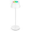 BRILONER LED RGB nabíjecí stolní lampa 38 cm 2,6W 200lm bílé BRILO 7466016