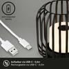 BRILONER LED nabíjecí stolní lampa, 13 cm, 2W, 150lm černá-zlatá BRILO 7479015